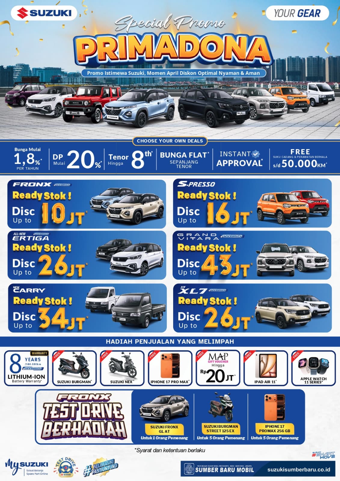 Special Promo PRIMADONA: Momen April Diskon Optimal & Hadiah Melimpah!